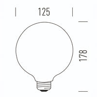 Shot Globo 125 Full Light - Lampadina LED E27 Shot Lampadine e moduli led