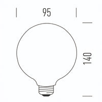 Shot Globo 95 Full Light - Lampadina LED E27 Shot Lampadine e moduli led