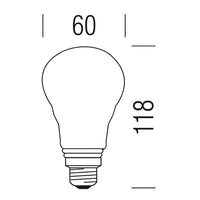 Shot Goccia Opale A60 - Lampadina LED E27