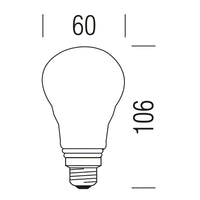 Shot Goccia Opale A60 - Lampadina LED E27