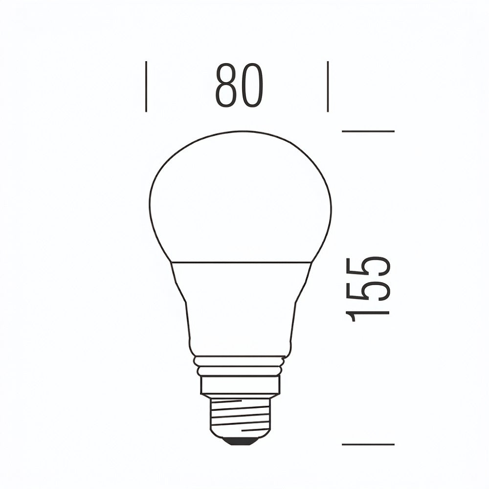 Shot Goccia Opale A80 - Lampadina LED E27 23,5 W 2700 K 4000 K 6500 K Shot Lampadine e moduli led