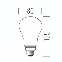 Shot Goccia Opale A80 - Lampadina LED E27 23,5 W 2700 K 4000 K 6500 K Shot Lampadine e moduli led
