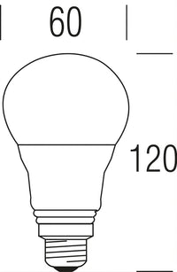 Shot Goccia Opale con Sensore Crepuscolare LED E27 Shot Lampadine e moduli led