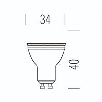 MR-11 200lm 2,3W 12V 36° WW