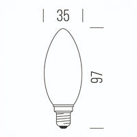 Shot Oliva Full Light - Lampadina LED E14 Shot Lampadine e moduli led