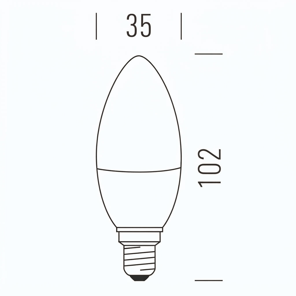 Shot Oliva Opale - Lampadina LED E14 Shot Lampadine e moduli led