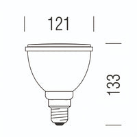 PAR38 1400lm 16W 40° WW IP65 DIM