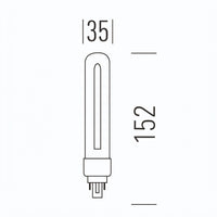 ALC 1000lm 11,5W G24d WW Shot Lampadine e moduli led