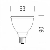 Shot LED Plant PAR20 Lampadina E14 per Crescita Piante Shot Lampadine e moduli led