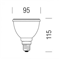 Shot LED Plant PAR30 Lampadina E27 per Crescita Piante Shot Lampadine e moduli led