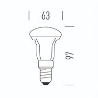 hot Reflector R63 - Lampadina LED E27 Shot Lampadine e moduli led