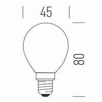 Shot Sfera Full Light Dimmerabile - Lampadina LED E14 Shot Lampadine e moduli led