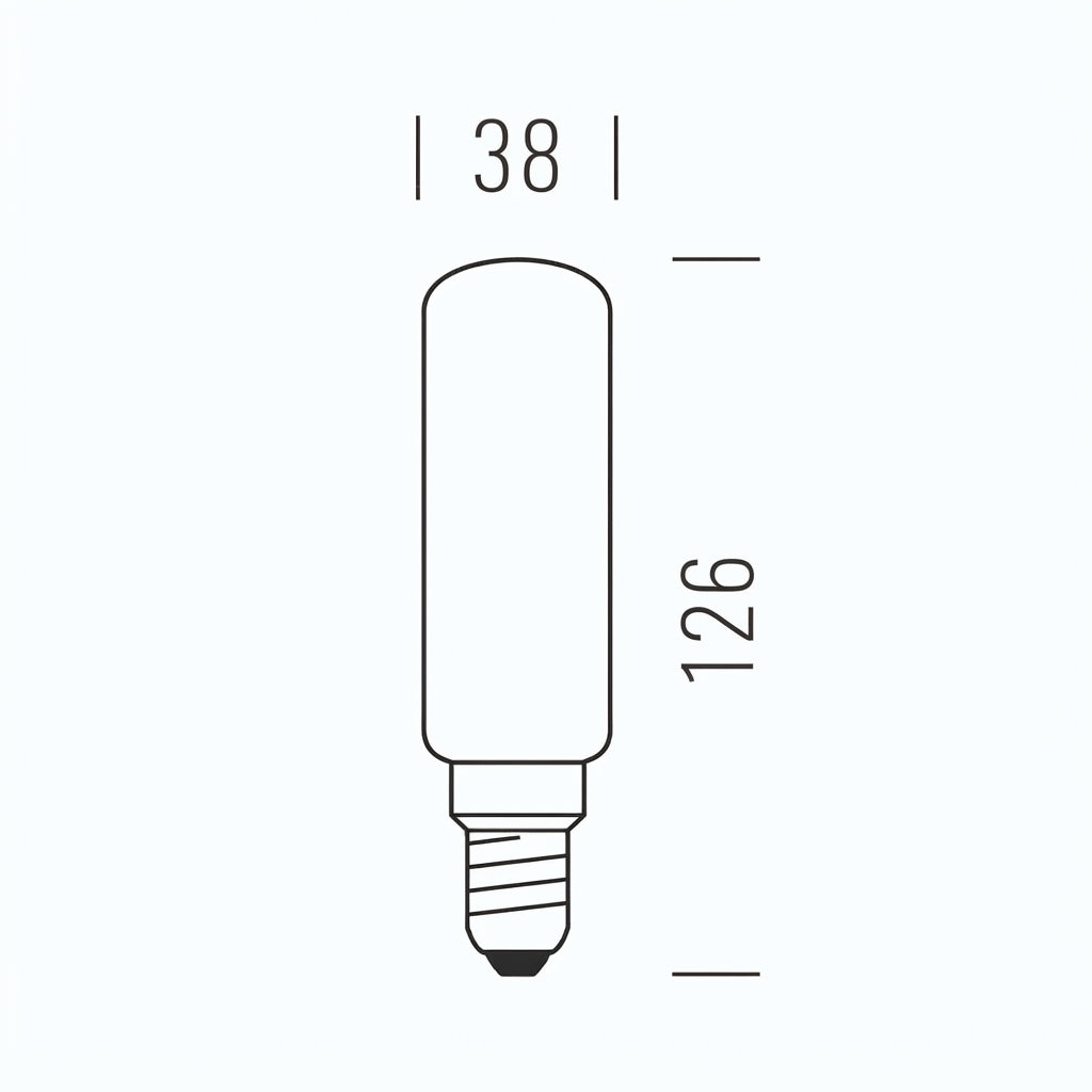 Shot Tubolare T37 Lampadina LED E27 Shot Lampadine e moduli led