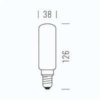 Shot Tubolare T37 Lampadina LED E27 Shot Lampadine e moduli led
