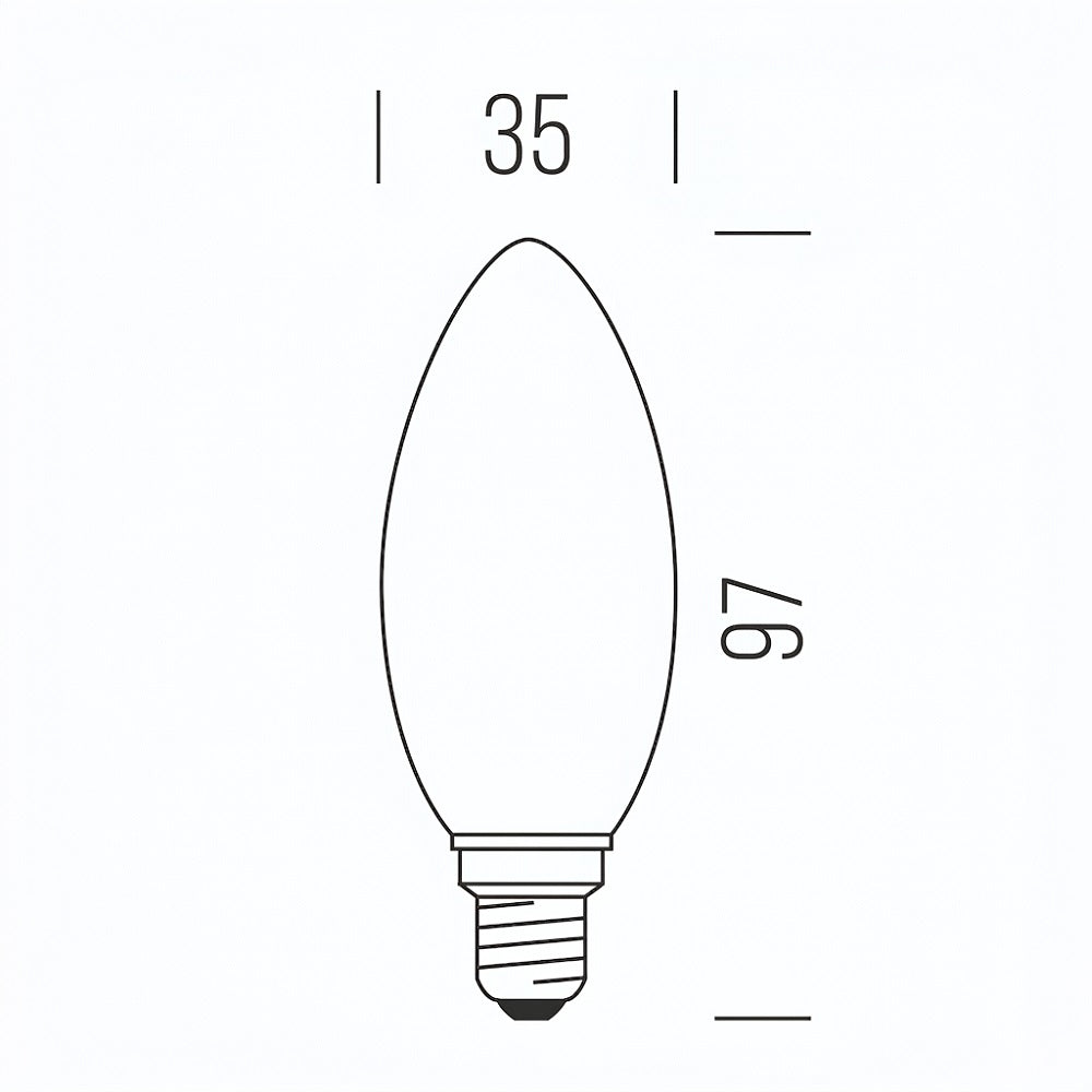 Oliva Stick 250lm 2,5W E14 WW FR