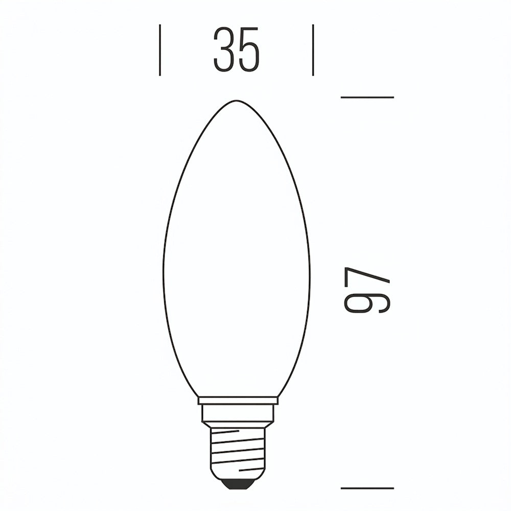 Oliva Stick 470lm 4,5W E14 WW