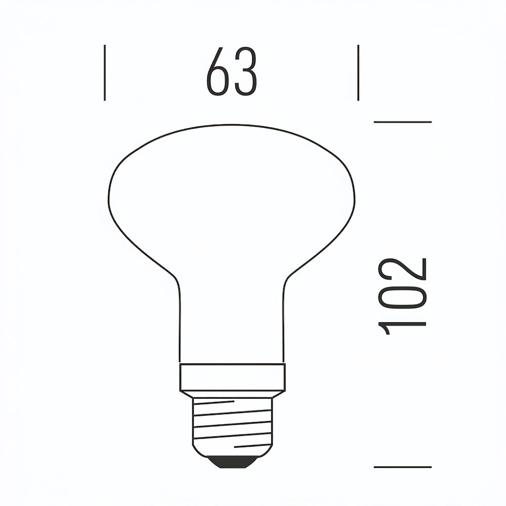 R63 Stick 806lm 7,0W E27 110° WW Shot Lampadine e moduli led
