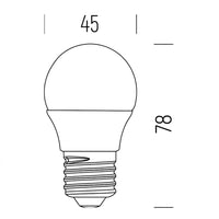 Sfera Stick 470lm 5,0W E27 WW - CRI > 95 Shot Lampadine e moduli led