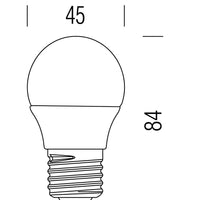 Shot Sfera Opale E27 - Lampadina LED