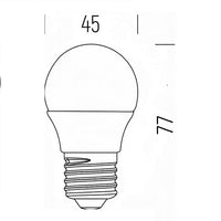 Shot Sfera Opale E27 - Lampadina LED