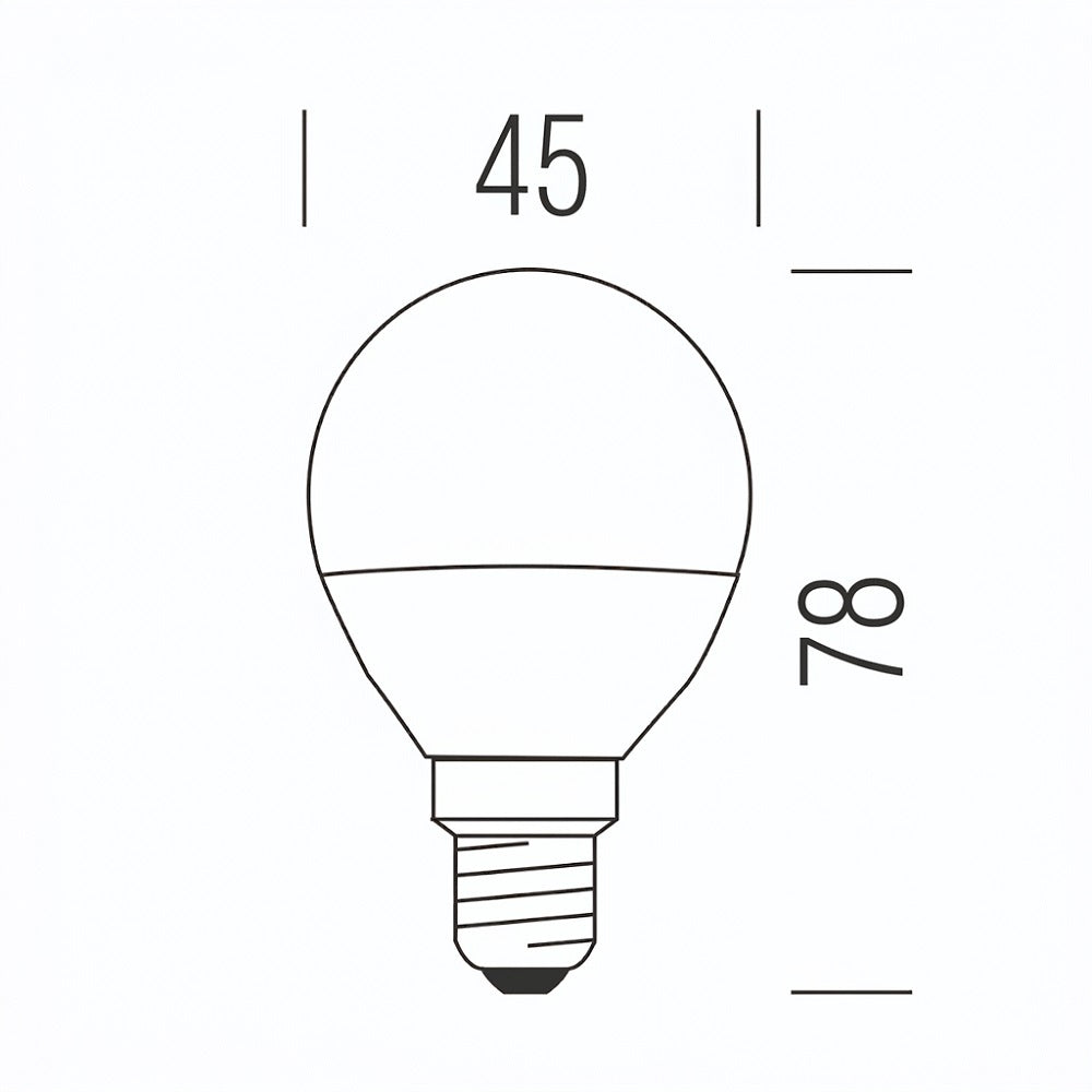 Shot Sfera Opale - Lampadina LED E14 Shot Lampadine e moduli led