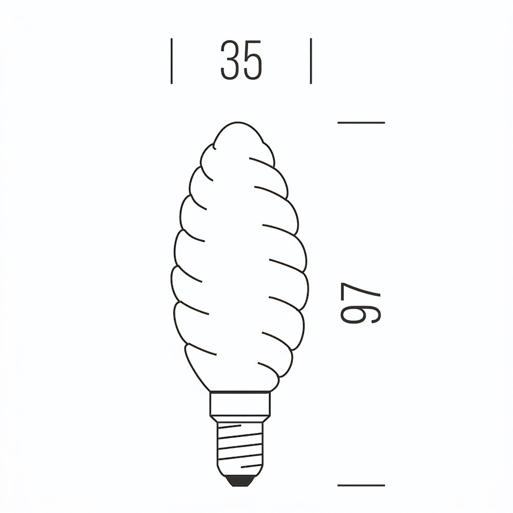 Shot Tortiglione LED Stick - Lampadina E14 Shot Lampadine e moduli led