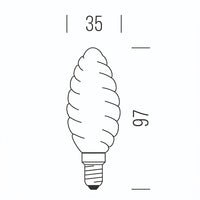 Shot Tortiglione LED Stick - Lampadina E14 Shot Lampadine e moduli led
