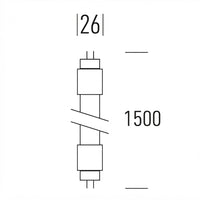 Shot Tubo LED Vetro T8 A-Class G13 Shot Lampadine e moduli led
