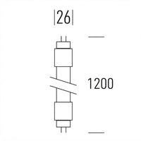 Shot Tubo LED Vetro T8 G13 Shot Lampadine e moduli led