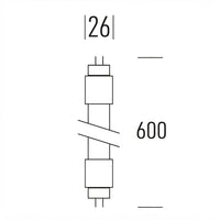 Shot Tubo LED Vetro T8 G13 Shot Lampadine e moduli led