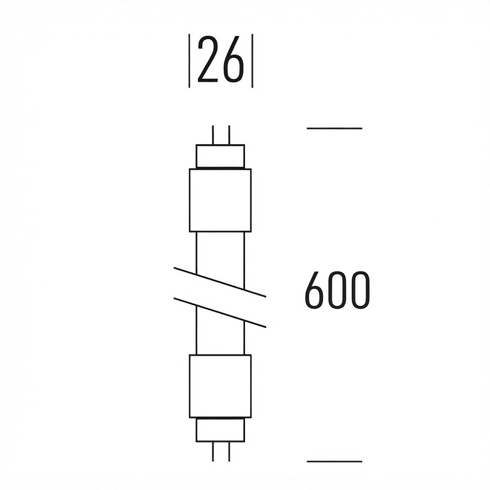 Shot Tubo LED Vetro T8 High Efficiency G13 Shot Lampadine e moduli led