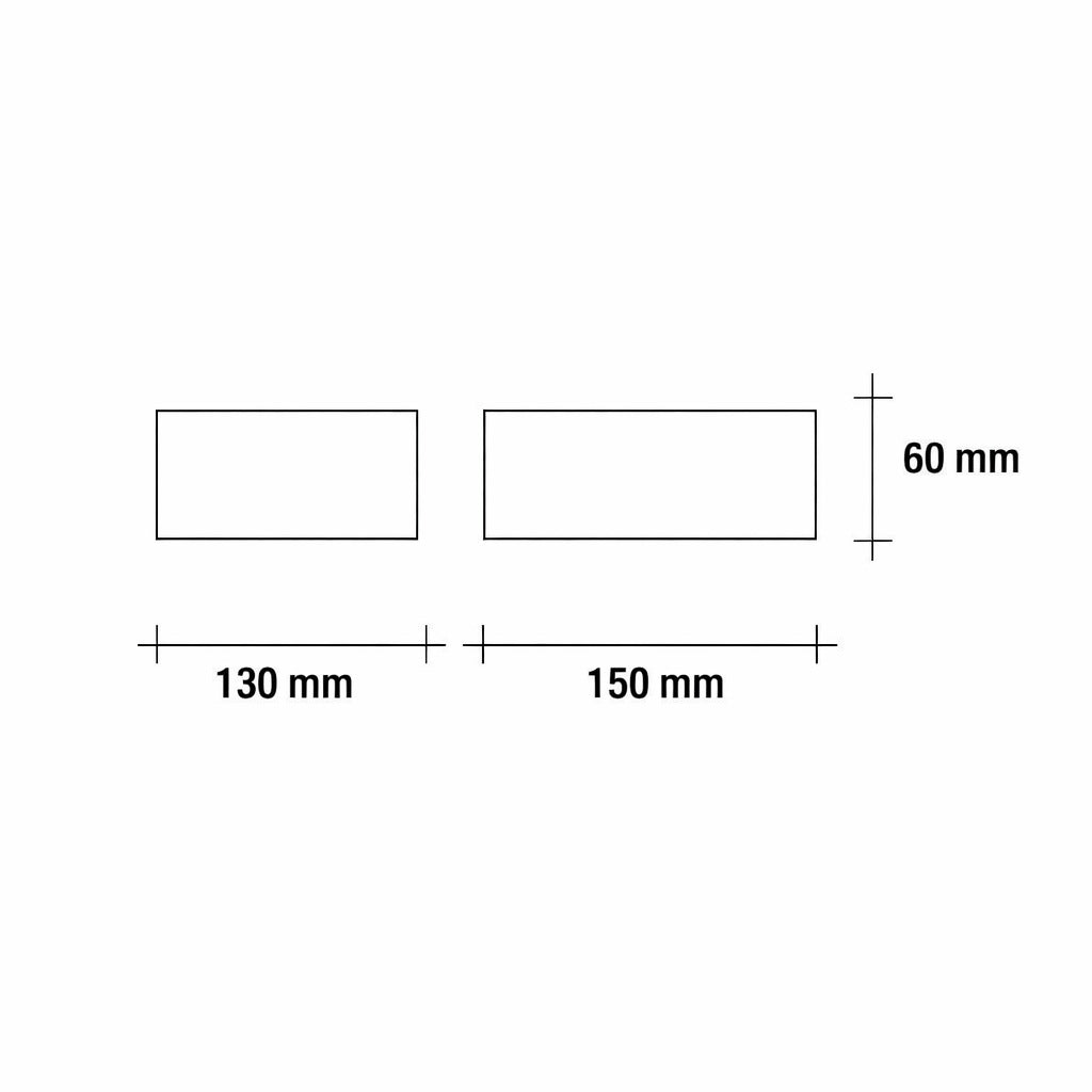 Vivida skyline  applique led rettangolare  8.5w  4000k