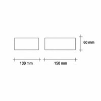 Vivida skyline  applique led rettangolare  8.5w  4000k