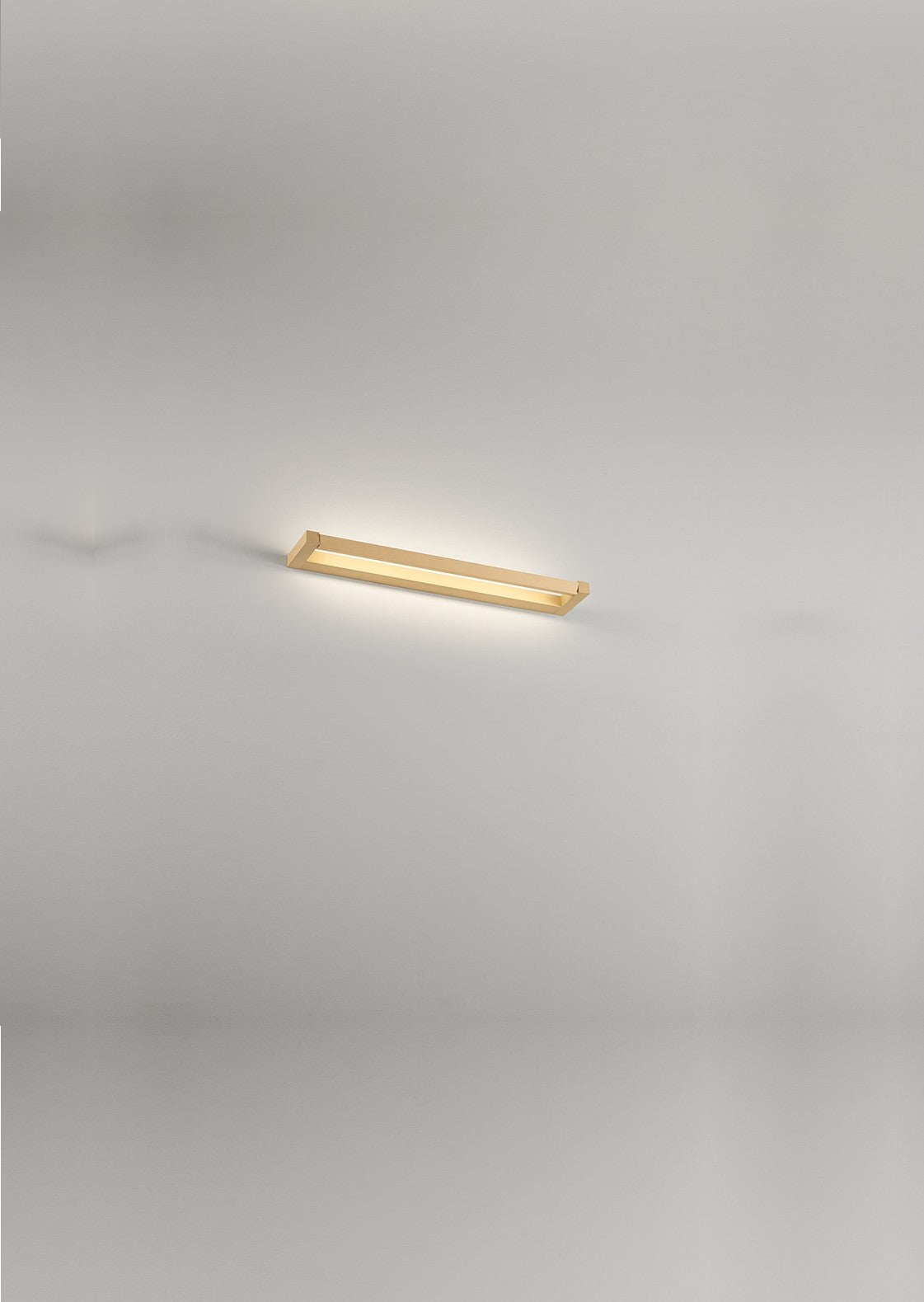 Perenz Slim – applique LED (Alluminio, Marrone, Oro)