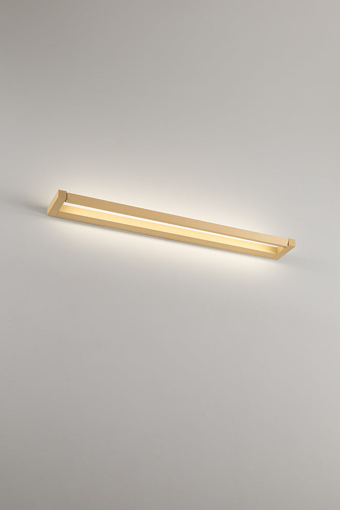 Perenz Slim applique in metallo oro opaco LED 24W 2700K+3000K+4000K CRI>80 Perenz Lampade da parete