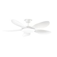 Smarti perenz Ventilatore da Soffitto LED CCT Bianco Opaco con Telecomando Perenz Ventilatori