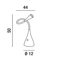SNAKE Lampada da tavolo flex in plastica e metallo Perenz Lampade da tavolo