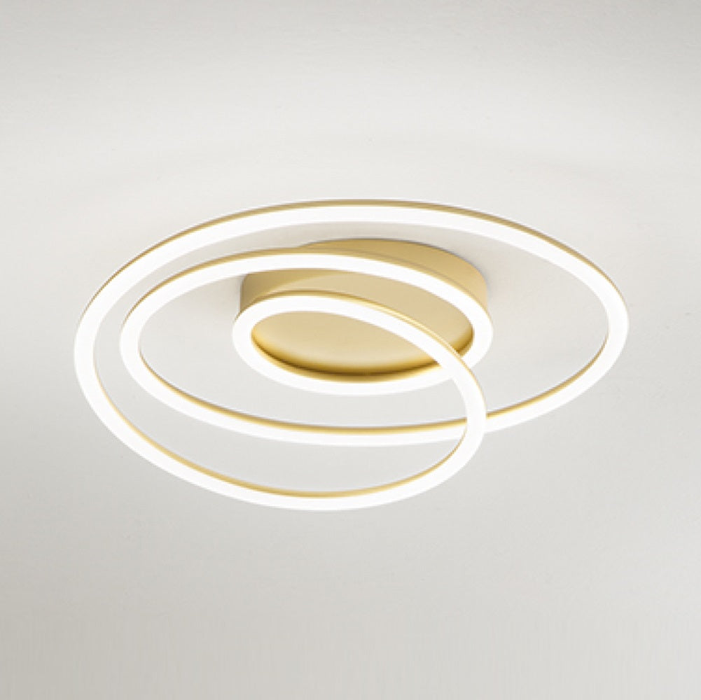 Plafoniera in alluminio colore oro Perenz Lampade da soffitto