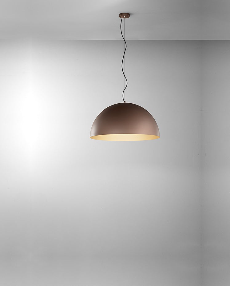 Perenz Steel - sospensione in metallo bicolore (grigio/marrone e oro) Perenz Lampade a sospensione