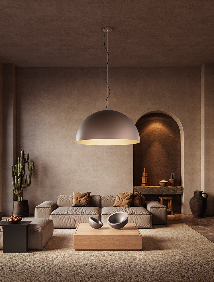 Perenz Steel - sospensione in metallo bicolore (grigio/marrone e oro) Perenz Lampade a sospensione