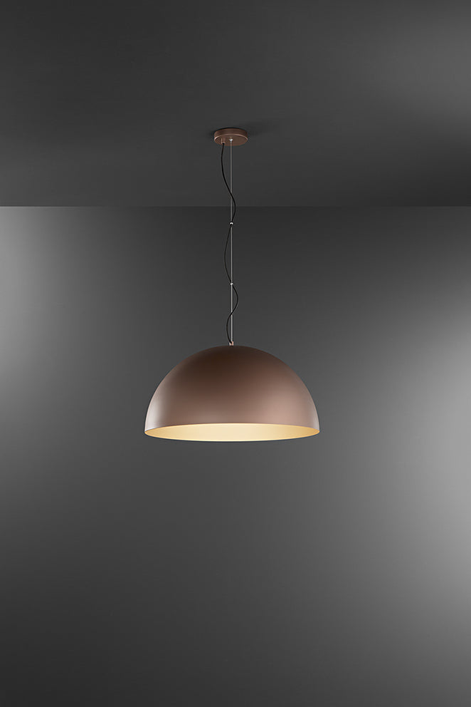 Perenz Steel - sospensione in metallo bicolore (grigio/marrone e oro) Perenz Lampade a sospensione