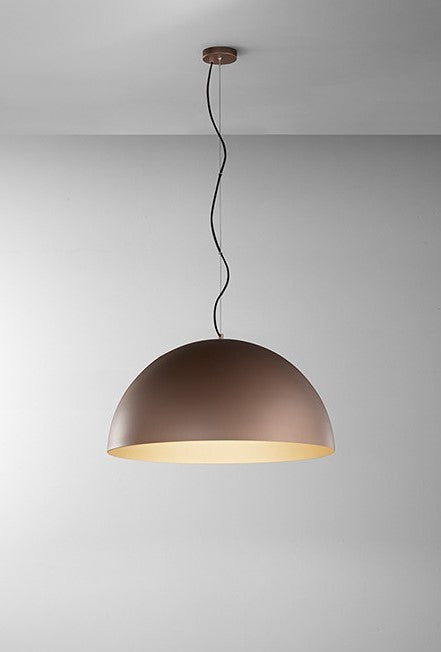 Perenz Steel - sospensione in metallo bicolore (grigio/marrone e oro) Perenz Lampade a sospensione