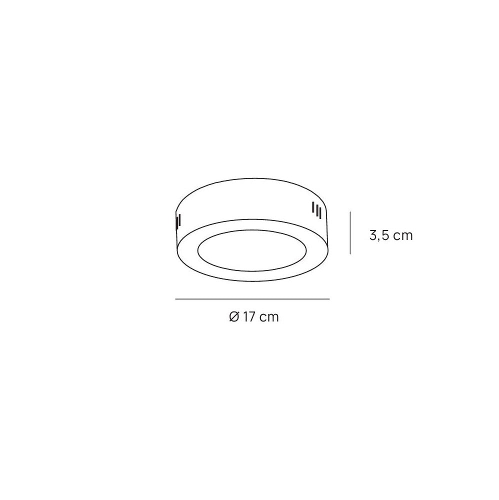 SUNNY Plafoniera LED tonda bianca CCT disponibile in varie misure (sostituisce VPL 01) Vivida luce Plafoniere