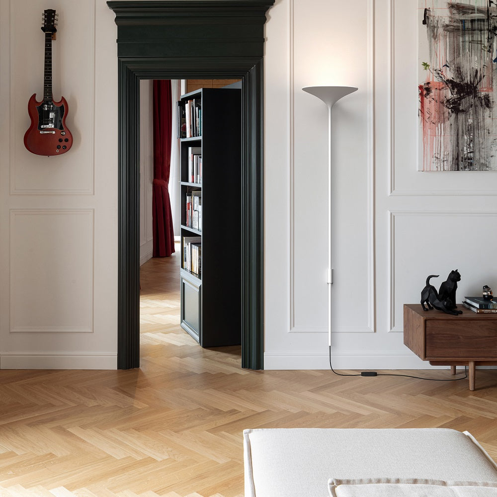 Rotaliana Sunset W1– lampada da parete a luce indiretta disponibile in vari colori con dimmer a pedale CRI90