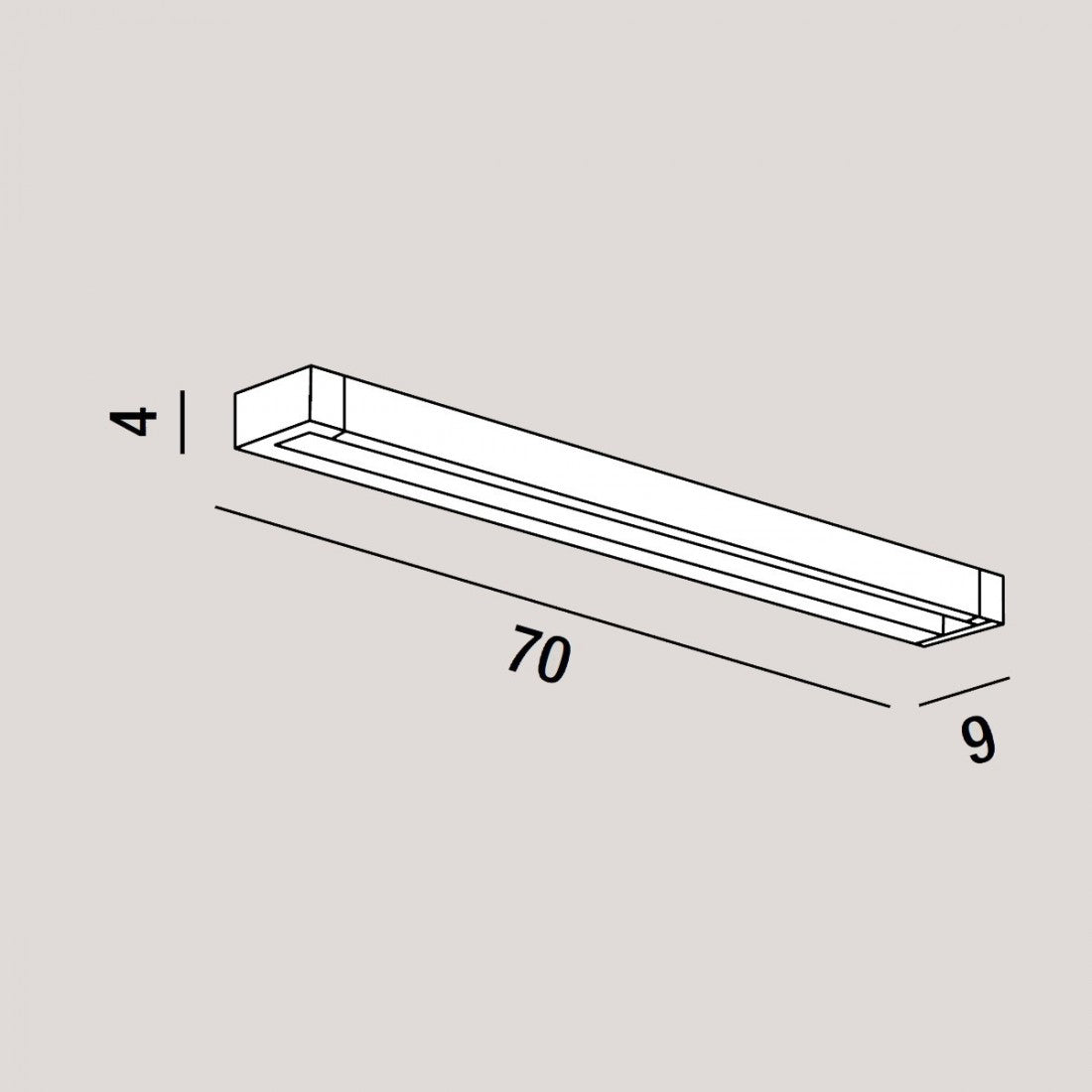 Applique orientabile in metallo verniciato bianco Perenz Lampade da parete