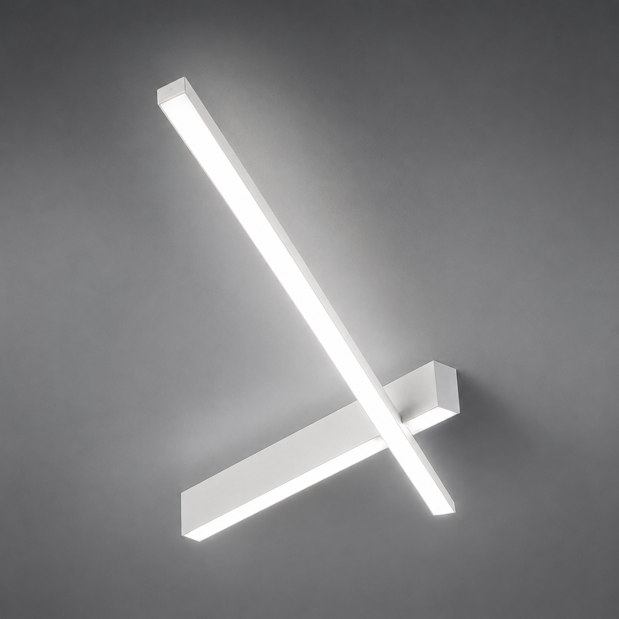 Athena Swing 1 braccia - plafoniera LED 126 cm (varianti Bianco • Oro • Corten • Ardesia • Grigio • Nero)