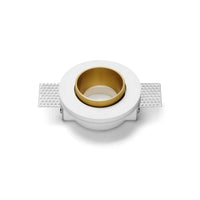 Sforzin Thessaly Incasso Cartongesso GU10 - Faretto in gesso e alluminio filo muro