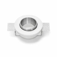 Sforzin Thessaly Incasso Cartongesso GU10 - Faretto in gesso e alluminio filo muro