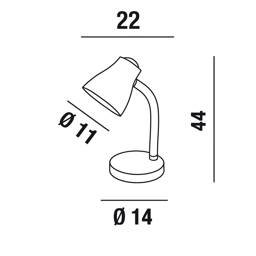 Perenz Toy Lampada da tavolo (colori: arancione, azzurro, giallo, rosa, verde, viola)