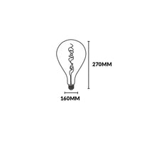 Thumbnail for Vintage ST160-S 4W 355lm 2700K E27 Amber 160x270mm